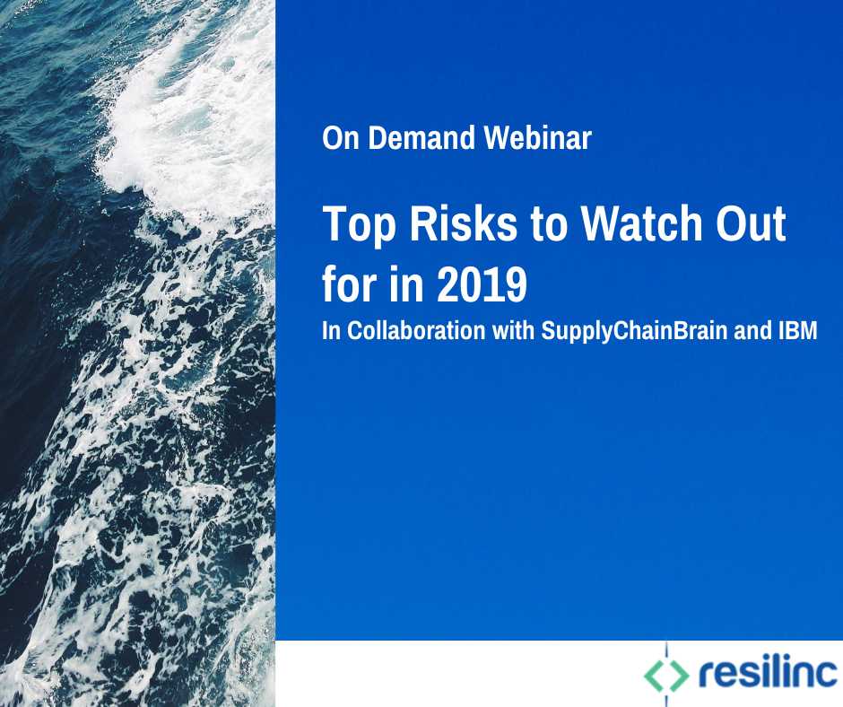 Top risk to watch out for in 2019