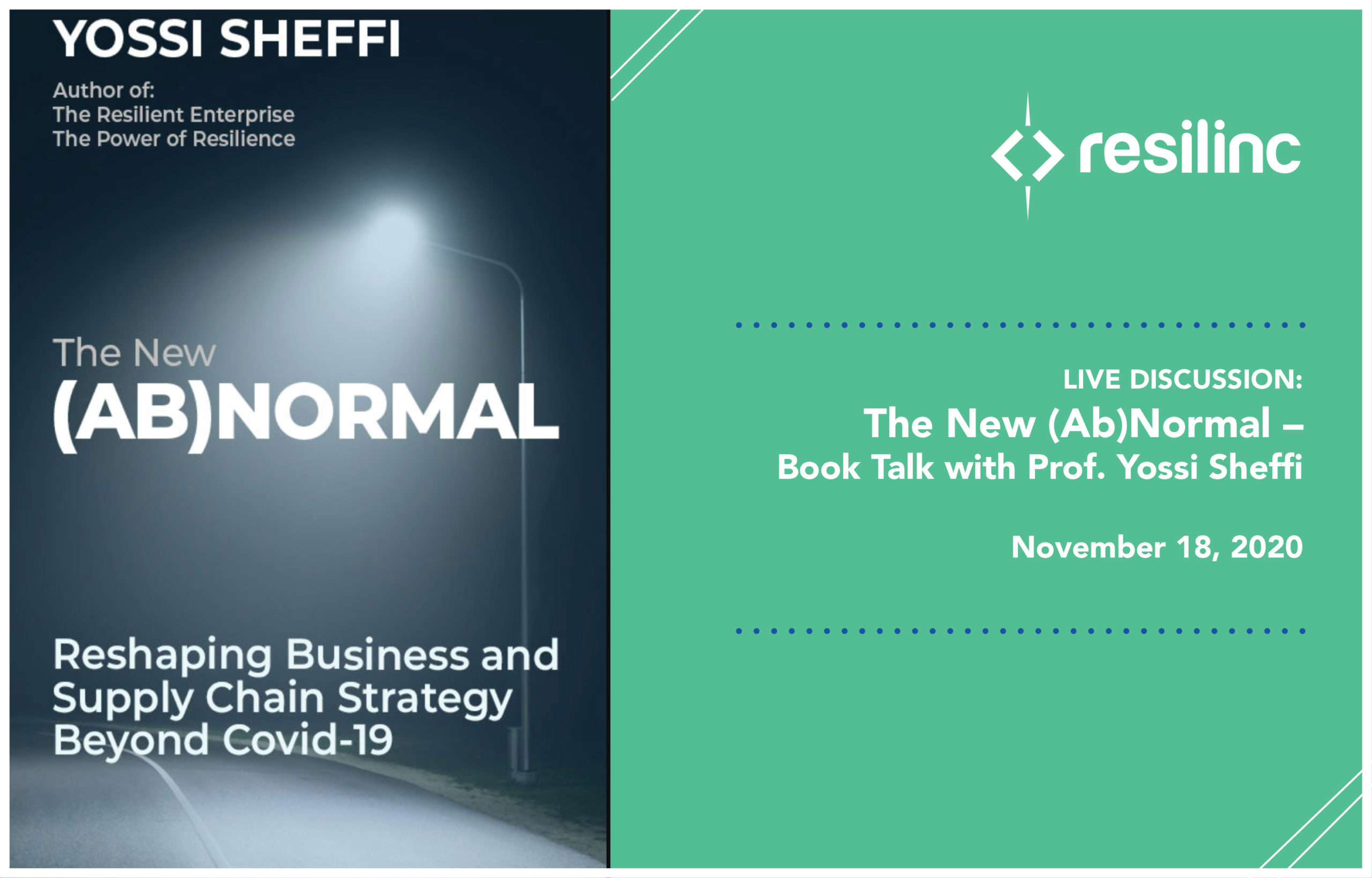 Book Talk with Prof. Yossi Sheffi