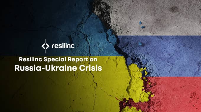Russia vs Ukraine Crisis white ad