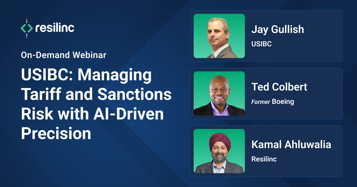 USIBC: Managing tariff and sanctions risk with AI-driven precision