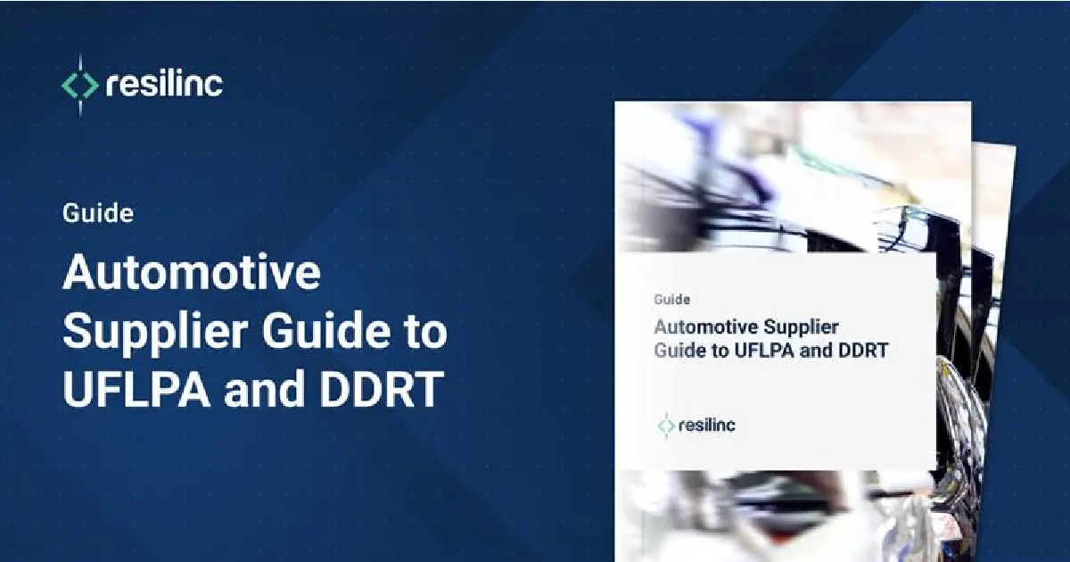 What’s Driving the Next Wave of Automotive Supply Chain Compliance