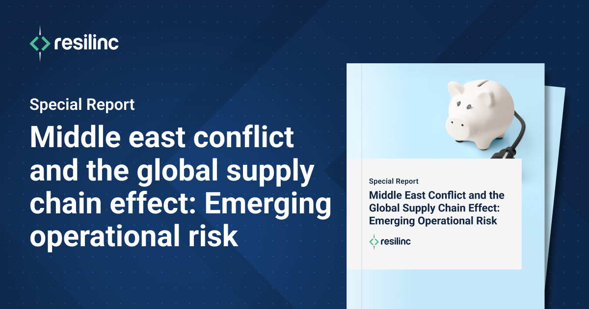 Middle East Conflict and Supply Chain Effect