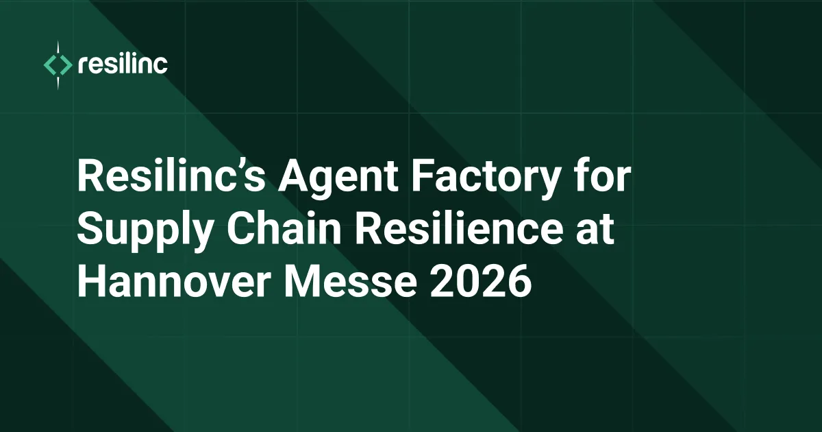 Resilinc Hannover Messe V1