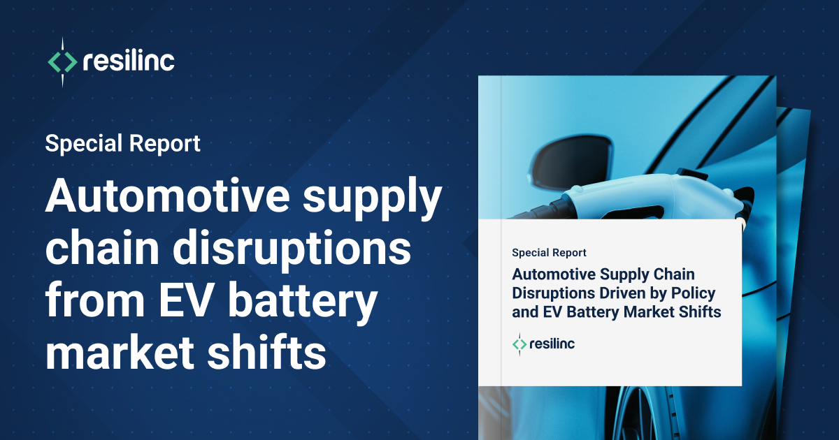 Automotive Supply Chain Disruptions