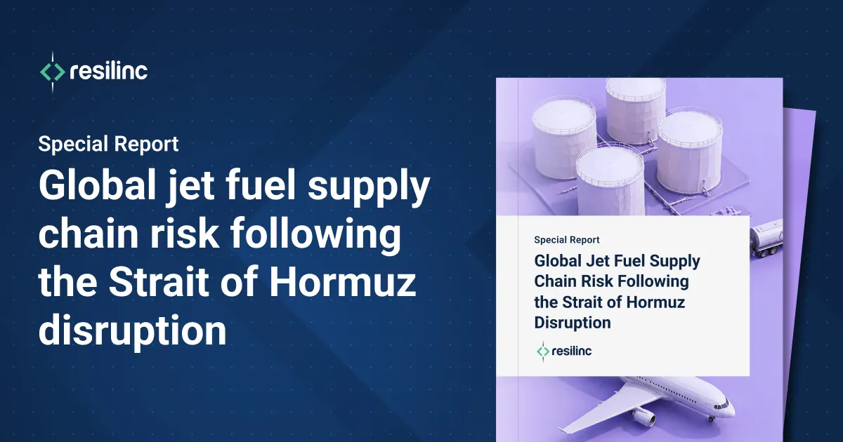 Global Jet Fuel Supply Chain Risk Assessment Following the Strait of Hormuz Disruption- humbnail