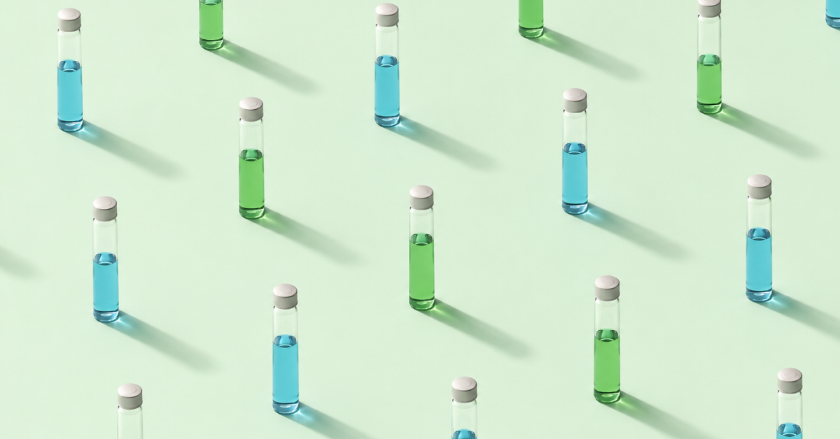 Image of lab sample vials