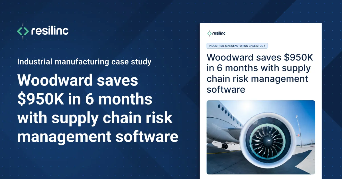 Woodward Saves $950K in 6 Months with Resilinc’s Supply Chain Risk Management Software-thumbnail